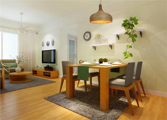 美爾家竹藝吊燈場景圖7