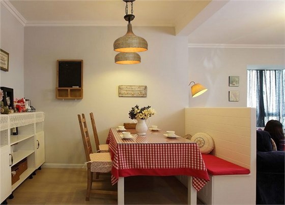 美爾家藤藝燈飾實拍圖