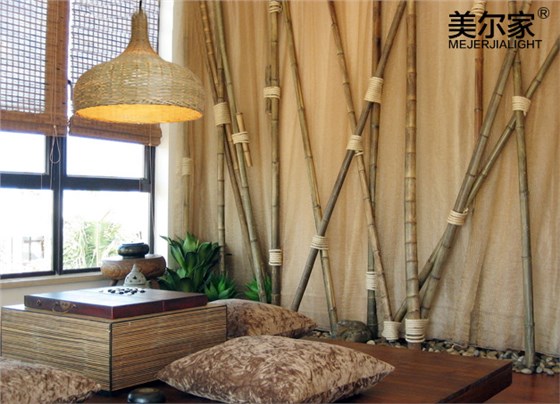 美爾家竹藝吊燈場景圖13 美爾家竹藝吊燈場景圖13