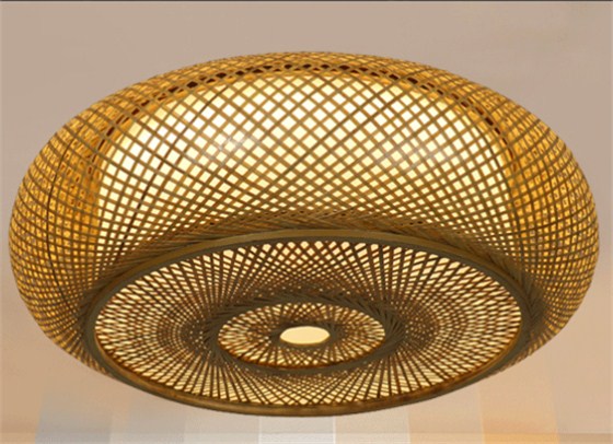 竹編吸頂燈