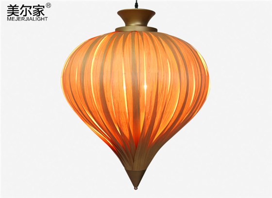 美爾家木皮燈實拍