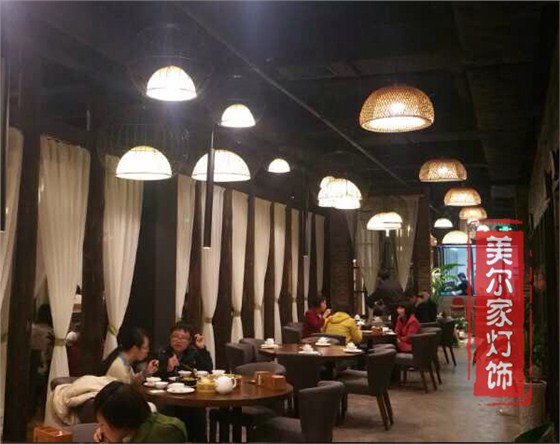 美爾家藤編燈飾