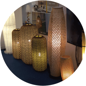 美爾家的藤編燈飾銷量不錯