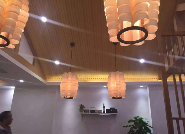 北京涂總餐廳使用美爾家木藝吊燈