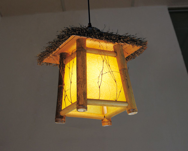 美爾家竹藝吊燈場景圖11