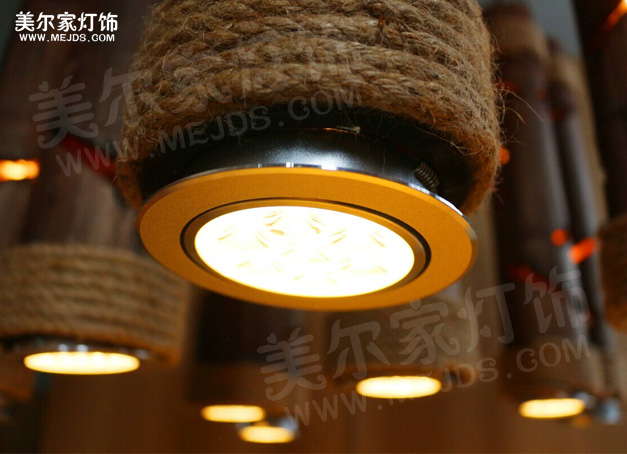 美爾家木藝吊燈