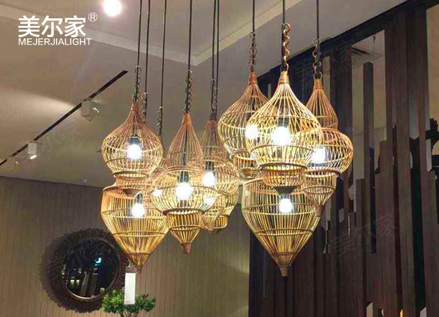美爾家竹藝吊燈場(chǎng)景圖6
