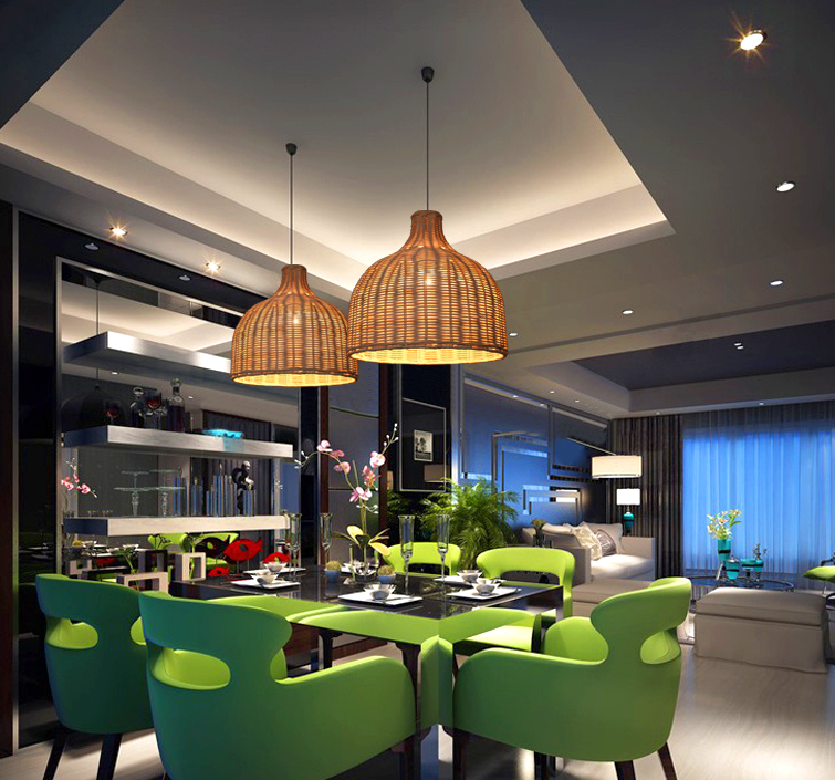 美爾家藤編燈場景 美爾家藤編燈場景