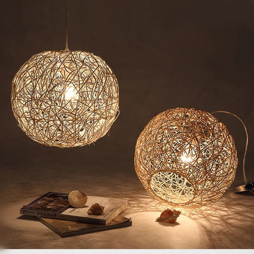 美爾家燈飾：藤編燈飾