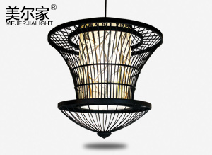 MEJ-9078竹藝吊燈