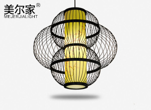 MEJ-9076竹藝吊燈