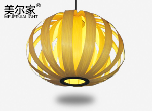 MEJ6609木皮吊燈