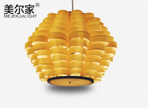 MEJ-6616木皮吊燈