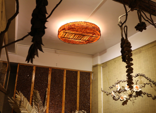 南海又一茗使用美爾家藤藝吊燈