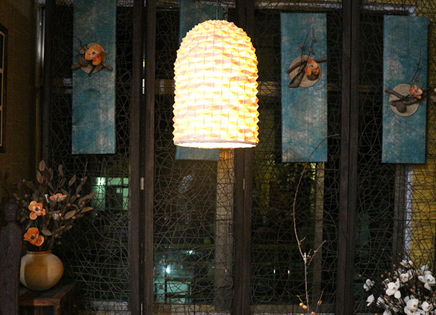 南海又一茗使用美爾家竹藝燈飾