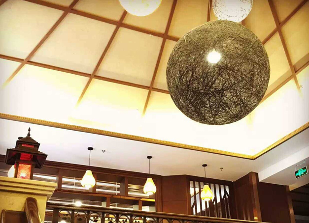 悅之道SPA使用美爾家麻線吊燈