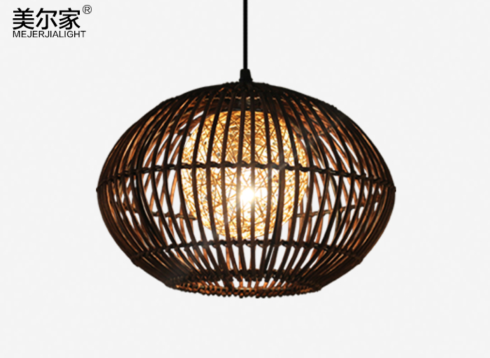 美爾家竹編燈