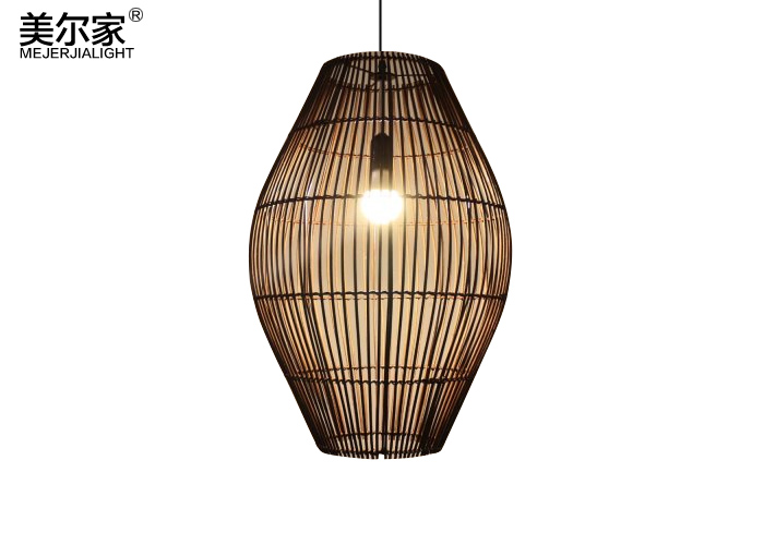 美爾家藤編吊燈