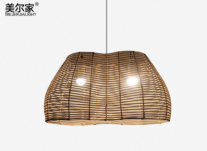 美爾家藤編燈