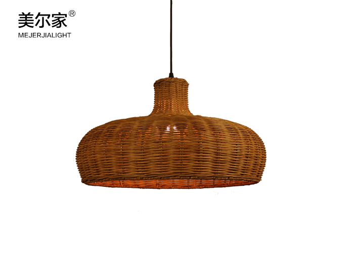 美爾家藤編吊燈