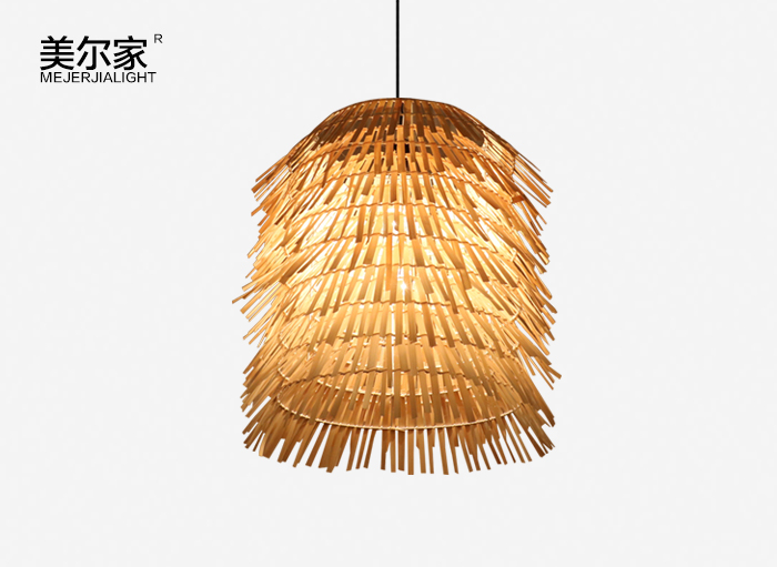 美爾家竹藝吊燈