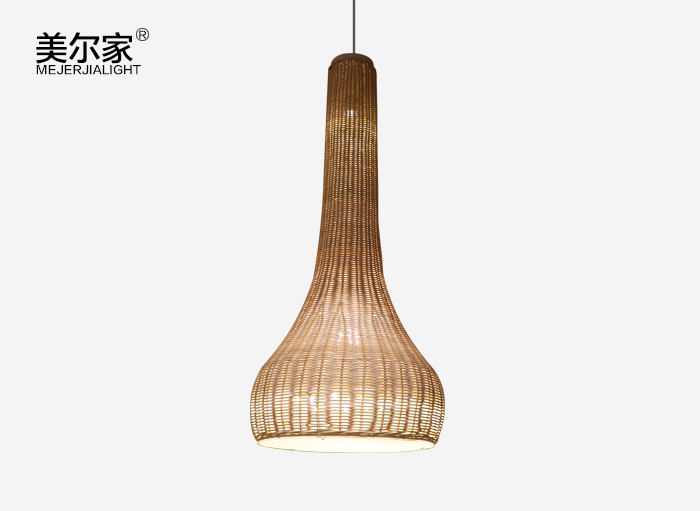 美爾家藤編燈